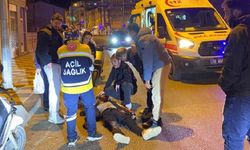 Motosiklet ile otomobil çarpıştı: 1 yaralı