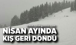 Nisan’da Kar Sürprizi: Ilgaz Dağı Beyaza Büründü