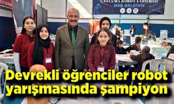 Devrekli öğrenciler robot yarışmasında şampiyon