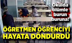 Öğretmen hayat kurtardı