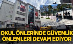 Okul önlerinde güvenlik önlemleri devam ediyor