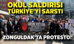 Okul saldırısı Türkiye’yi sarstı: Zonguldak’ta protesto!
