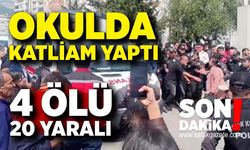 Okulda silahlı saldırı: 4 ölü, 20 yaralı