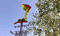 Paraşüt kazası: Tele takılan pilot yaralı