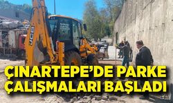 Çınartepe Mahallesi'nde parke çalışmaları başladı