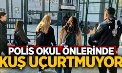 Polis okul önlerinde kuş uçurtmuyor