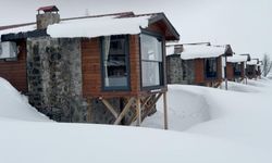 Dünyaca ünlü Handüzü Yaylası’nda kar etkisini sürdürüyor