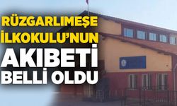 Rüzgarlımeşe İlkokulu'nun akıbeti belli oldu