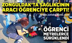 Zonguldak’ta feci kaza: Öğrenci metrelerce sürüklendi