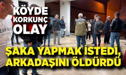 Şaka yapmak isterken arkadaşını vurdu