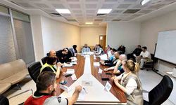 Sağlık ekipleri masa başı tatbikatı yaptı