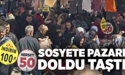 Sosyete pazarı doldu taştı