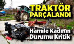 Traktör İkiye Bölündü: Feci Kazada 5 Kişi Yaralandı