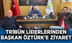 Tribün liderlerinden Başkan Öztürk’e ziyaret