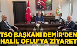 TSO Başkanı Metin Demir’den Orman Bölge Müdürü Halil Oflu’ya ziyaret