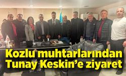 Kozlu muhtarlarından Tunay Keskin’e ziyaret