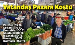 Zonguldak’ta Pazarda Fiyatlar Düştü, Yüzler Güldü