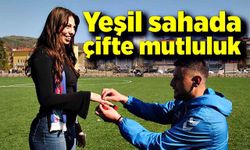 Zonguldak'çifte mutluluk; Takımını galip getirdi, kız arkadaşına evlilik teklifi etti