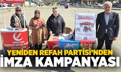 Yeniden Refah Partisi’nden Zonguldak’ta imza kampanyası