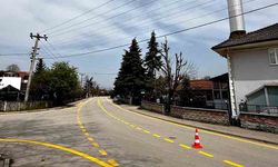 Yol çizgileri yenilendi, görüş artırıldı