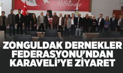 Zonguldak Dernekler Federasyonu'ndan Karaveli’ye ziyaret