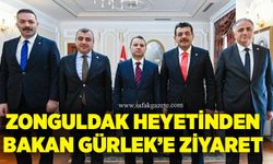 Zonguldak heyetinden Bakan Gürlek’e ziyaret