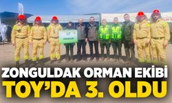 Zonguldak orman ekibi TOY'da 3. oldu