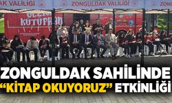 Zonguldak sahilinde “Kitap Okuyoruz” etkinliği