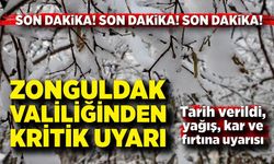 Zonguldak’a soğuk hava uyarısı: Kar ve don geliyor