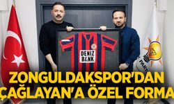 Zonguldakspor'dan Çağlayan'a özel forma