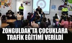 Zonguldak’ta çocuklara trafik eğitimi verildi