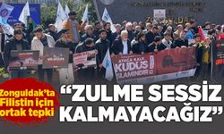 Zonguldak’ta Filistin için ortak tepki: “Zulme sessiz kalmayacağız”