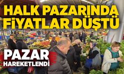 Zonguldak’ta halk pazarında fiyatlar düştü, pazar hareketlendi