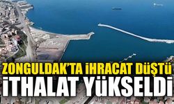 Zonguldak’ta ihracat düştü, ithalat yükseldi