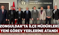 Zonguldak'ta ilçe müdürleri yeni görev yerlerine atandı