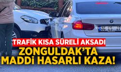 Zonguldak’ta maddi hasarlı kaza: Trafik kısa süreli aksadı