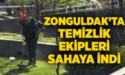 Zonguldak’ta temizlik ekipleri sahaya indi
