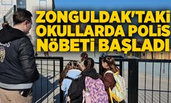 Zonguldak'taki okullarda polis nöbeti başladı