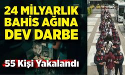 Düzce'de yasa dışı bahis operasyonu: 55 gözaltı