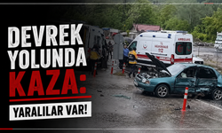 Devrek yolunda kaza: Yaralılar var!