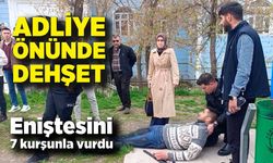 Ablasından boşanmak isteyen eniştesine adliye önünde kurşun yağdırdı