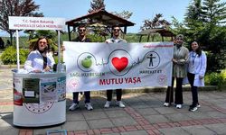 Akçakoca şenliğinde sağlık standına yoğun ilgi