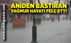 Bolu’da Sokaklar Suyla Doldu