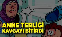 Anne terliği kavgayı bitirdi