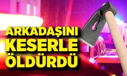 Arkadaşını keserle darbederek öldüren şüpheli tutuklandı
