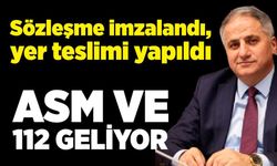 Mollabey’e sağlık yatırımı: ASM ve 112 geliyor