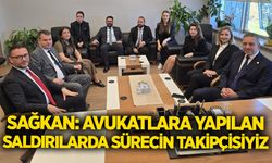 Sağkan; "Avukatlara karşı yapılan saldırılarda sürecin takipçisiyiz"