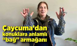 Çaycuma’dan konuklara anlamlı “bağ” armağanı