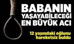 Bir babanın yaşayabileceği en büyük acı; Oğlunu hareketsiz halde buldu
