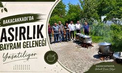 Bakacakkadı’da asırlık bayram geleneği yaşatılıyor